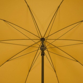 Parasol droit rond Bogota - Inclinable - Diam. 250 cm - Jaune safran