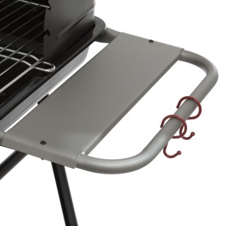 Barbecue à charbon Azur - L. 53 x l. 38 cm - Noir