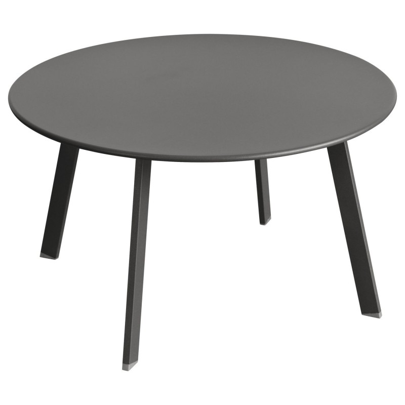 Table d'appoint de jardin Saona - Diam. 70 cm - Gris graphite