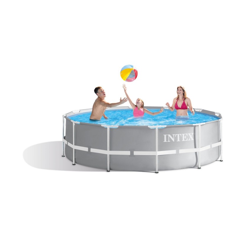 Piscine tubulaire ronde avec accessoires Prism - Diam. 366 x H. 99 cm Piscine tubulaire ronde avec accessoires Prism - Diam. 366 x H. 99 cm