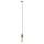 Suspension ampoule Indus - H. 100 cm - Couleur cuivre