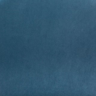 Tabouret coffre en velours Tess - H. 44 cm - Bleu foncé