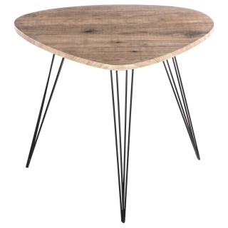 Table d'appoint design Neile - L. 69 x H. 60 cm - Noir