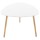 Table d'appoint design Mileo - Diam. 60 x H. 45 cm - Blanc