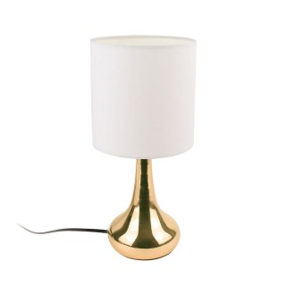 Lampe de chevet design Touch - Diam. 15 cm - Doré et blanc