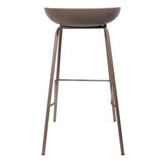 Tabouret de bar design Hella - H. 84 cm - Beige