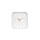 Horloge à poser Squared - H. 15 cm - Blanc