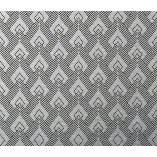 Crédence adhésive en aluminium Art déco - L. 70 x l. 40 cm - Noir