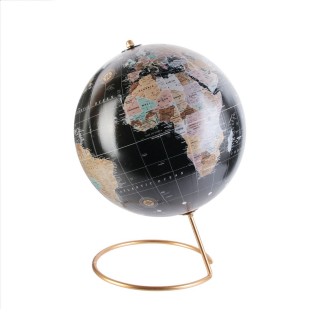 Globe terrestre design Déco - Noir