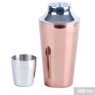 Shaker à cocktail design Gold - 500 ml - Rose gold