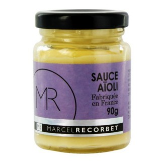 Sauce aïoli  - Fabriquée en France - MR -  pot 90g