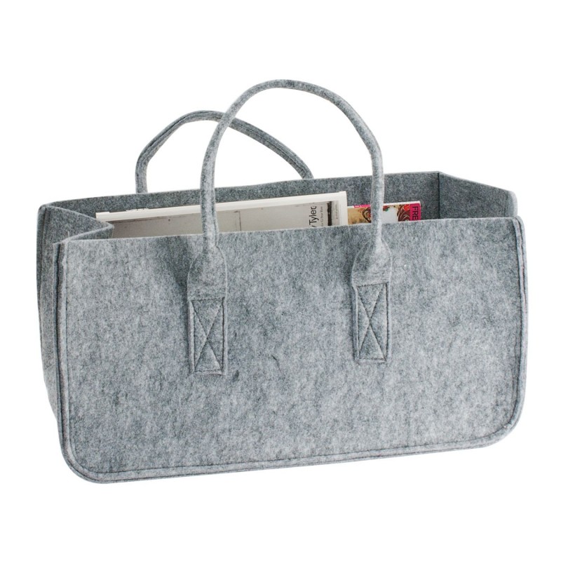 Range magazine en feutrine Mellow - Gris Range magazine en feutrine Mellow - Gris