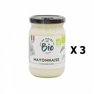 Lot 3x Mayonnaise BIO - Ma Pincée de Bio - pot 185g