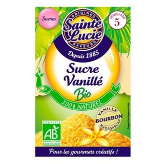 Sucre vanillé BIO - Sainte Lucie - 5 sachets de 7,5g