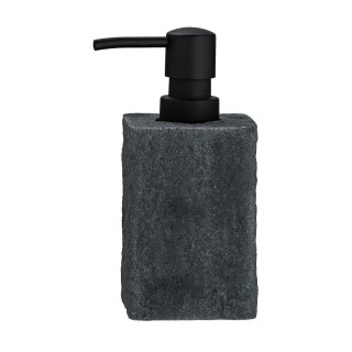 Distributeur de savon design pierre Villata - Gris anthracite