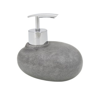 Distributeur de savon design pierre Pebble - Gris stone