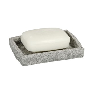 Porte-savon design Granite - Gris