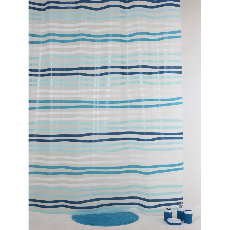 Rideau de douche LINEA - 180 x 200 cm - Blanc