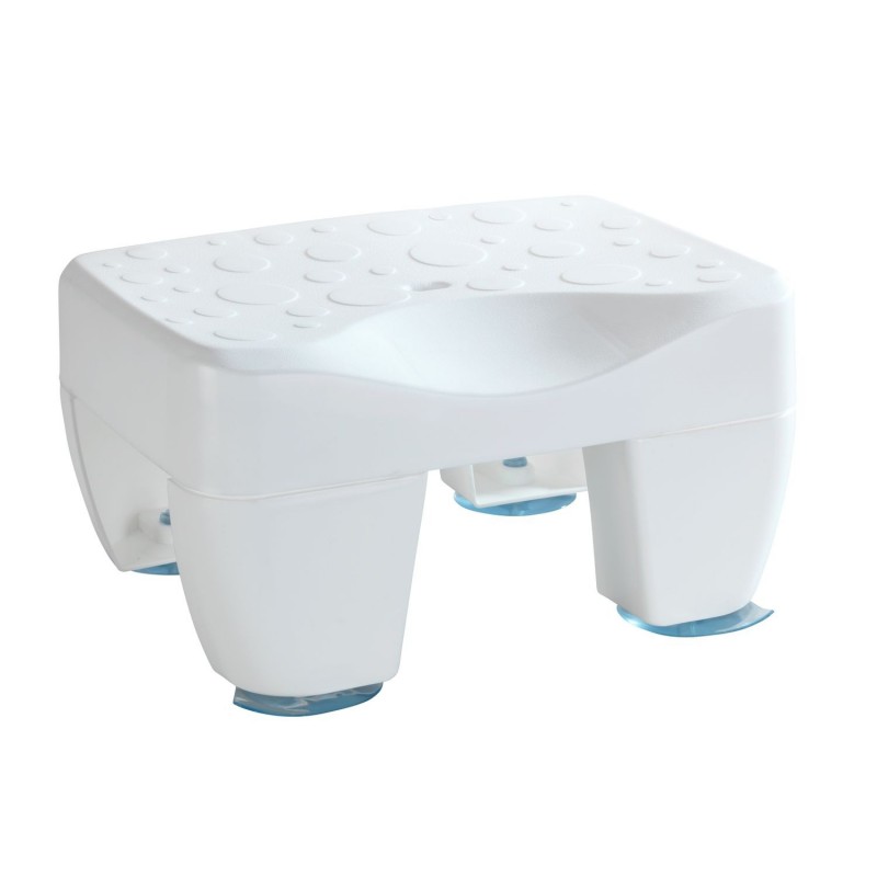 Tabouret pour baignoire en plastique avec pieds antidérapants SECURA - Blanc Tabouret pour baignoire en plastique avec pieds antidérapants SECURA - Blanc
