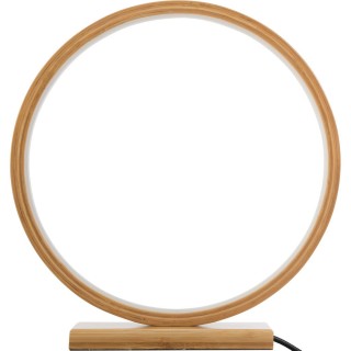Lampe à poser LED en bambou Stela - H. 32 cm - Marron