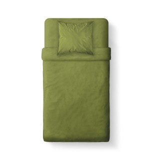 Housse de couette Bambou - 100% coton 57 fils - 140 x 200 cm - Vert