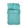 Housse de couette Diabolo Menthe - 100% coton 57 fils - 220 x 240 cm - Bleu turquoise