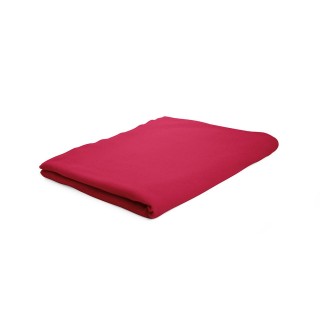 Drap plat Pomme d'Amour - 100% coton 57 fils - 240 x 300 cm - Rouge