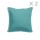 2 Taies d'oreiller Diabolo Menthe - 100% coton 57 fils - 75 x 75 cm - Bleu turquoise