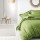 2 Taies d'oreiller Bambou - 100% coton 57 fils - 75 x 75 cm - Vert