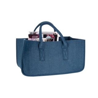 Range magazine design feutrine Mellow - Bleu foncé