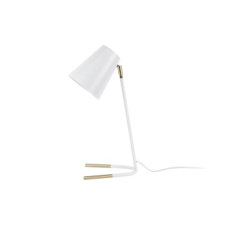 Lampe à poser design Noble - H. 46 cm - Blanc