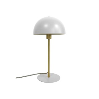 Lampe à poser design métal Bonnet - H. 39 cm - Blanc