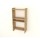 Bibliothèque 4 étages Pera 90 cm - Bois naturel