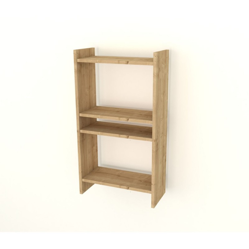 Bibliothèque 4 étages Pera 90 cm - Bois naturel Bibliothèque 4 étages Pera 90 cm - Bois naturel