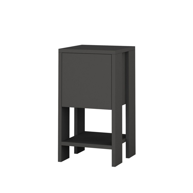 Table de chevet Ema 30 cm - Gris Anthracite, Gris Anthracite Table de chevet Ema 30 cm - Gris Anthracite, Gris Anthracite