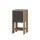 Table de chevet Ema 30 cm - Bois naturel et Gris Anthracite