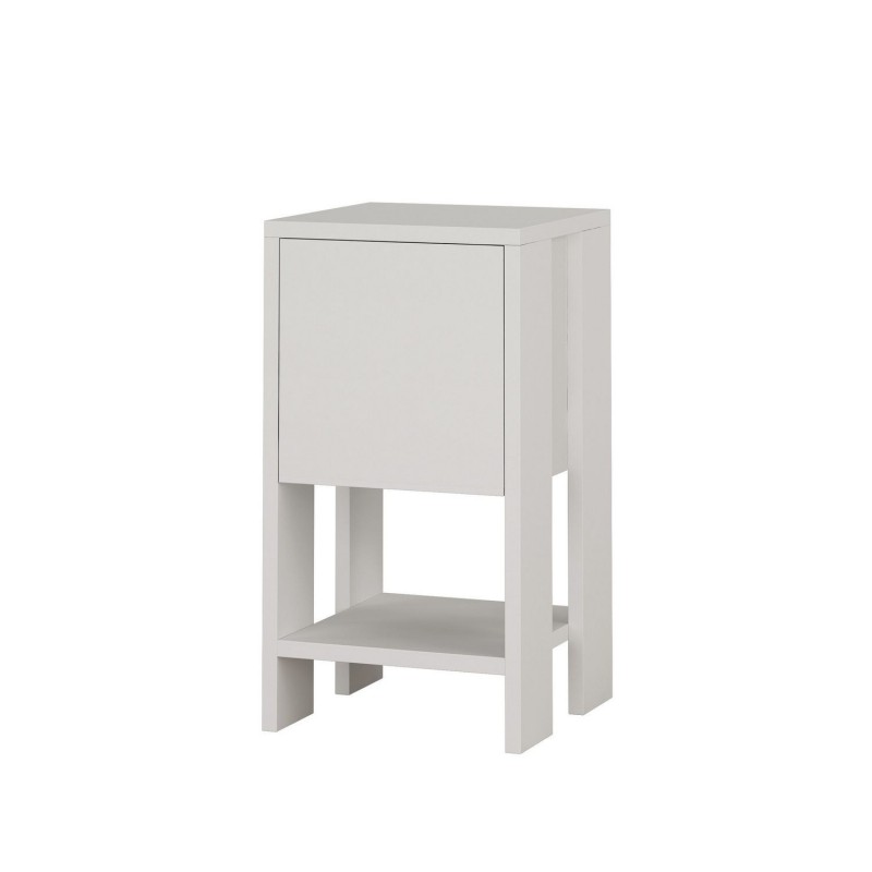 Table de chevet Ema 30 cm - Blanc, Blanc Table de chevet Ema 30 cm - Blanc, Blanc