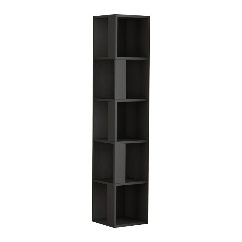 Bibliothèque Piano 161 cm - Gris Anthracite Bibliothèque Piano 161 cm - Gris Anthracite