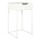 Console design effet bois Abbott - L. 45 x H. 77 cm - Blanc