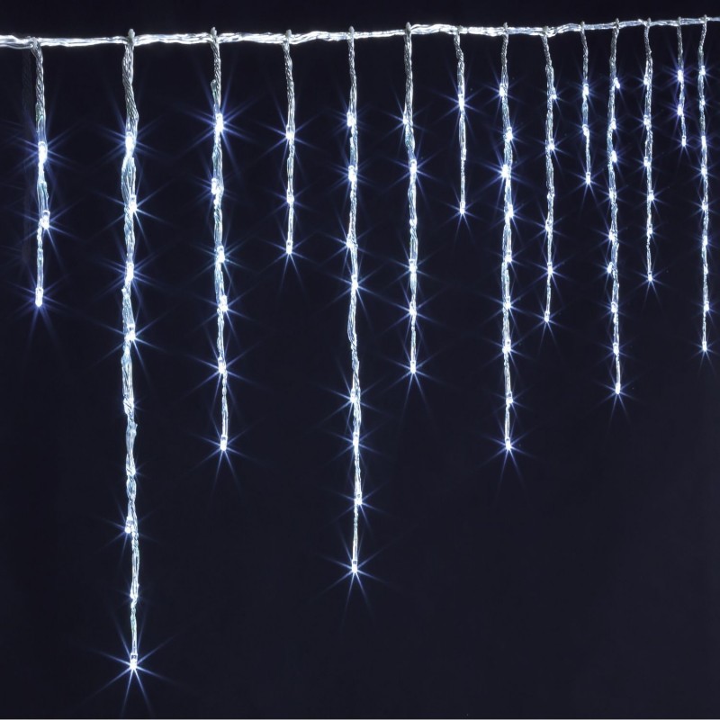 Guirlande de Noël extérieure à 600 LED Xmas - L. 1000 cm - Blanc froid