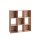 Etagère cube design Mix'n modul - L. 100 x H. 100 cm - Couleur chêne naturel