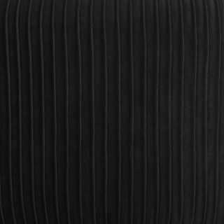 2 Tabourets design velours Contempo Solaro - Diam. 35 x H. 41 cm - Noir
