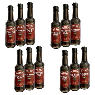Lot 12x Sauce anglaise worcester - bouteille 150 ml