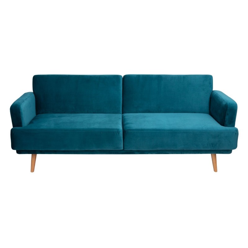 Canapé convertible lit Jack - 3 Places - Bleu canard