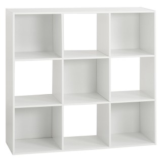 Etagère cube design Mix'n modul - L. 100 x H. 100 cm - Blanc
