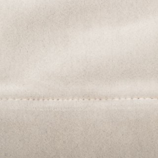 Rideau occultant effet velours Ivoire - 140 x 260 cm