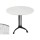 Sous-nappe protège table ronde Basic - Diam. 125 cm - Blanc