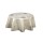 Nappe ronde en toile cirée  Etamines - Diam. 150 cm - Argent