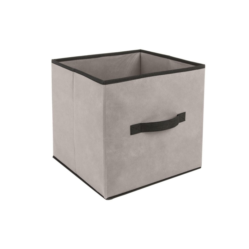 Lot 2x Boîte de rangement pour meuble - 31 x 31 cm - Lin