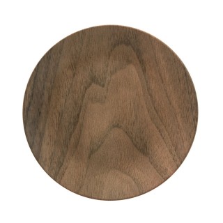 Lot 6x Assiette plate design bois Mood - Diam. 26 cm - Marron